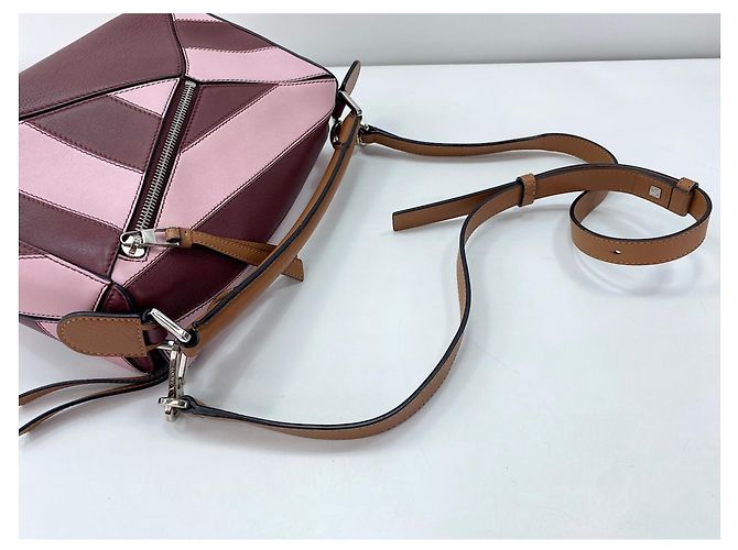 Borsa Loewe Pink 2-Way Puzzle Small Rosa - vista 9