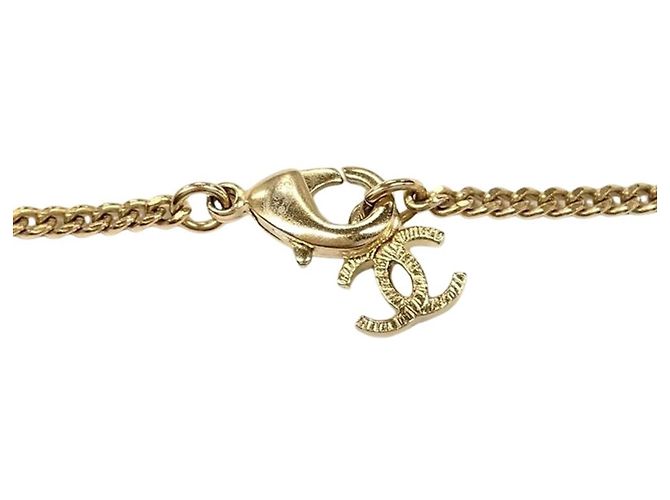 Collar Chanel A15V Coco Mark Dorado - vista 5