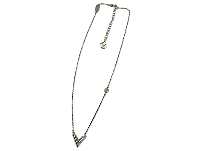 Collana Essential V Louis Vuitton Argento - vista 3