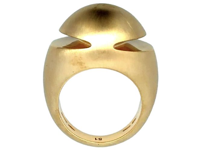 Bulgari Anello Bvlgari BVLGARI Cabochon in oro giallo 18K - vista 6
