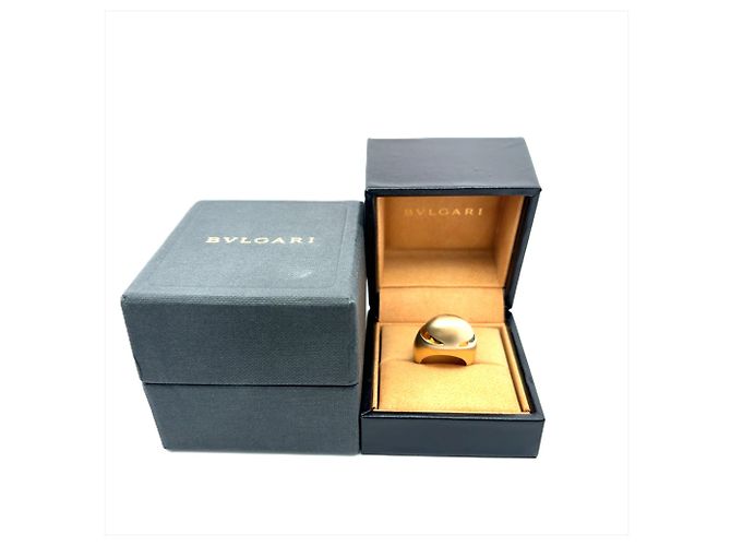 Bulgari Anello Bvlgari BVLGARI Cabochon in oro giallo 18K - vista 9