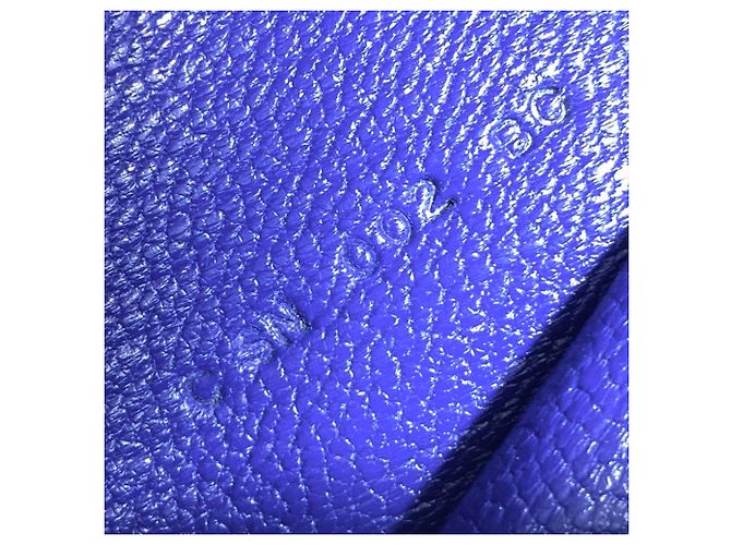 Hermès Bearn Soufflé Long Wallet Blau - Ansicht 9
