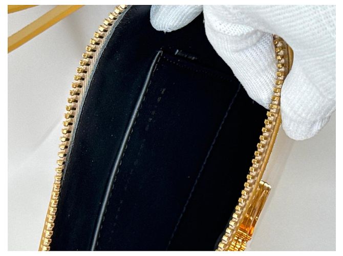 Clutch / Pouch in pelle oro metallizzato Giuseppe Zanotti Nuovo - vista 14