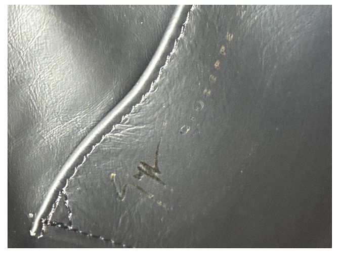 Clutch / Pouch in pelle oro metallizzato Giuseppe Zanotti Nuovo - vista 15