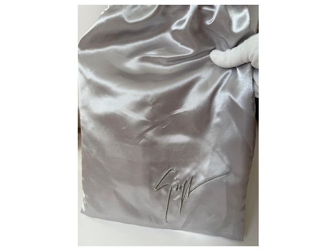 Clutch / Pouch in pelle oro metallizzato Giuseppe Zanotti Nuovo - vista 3