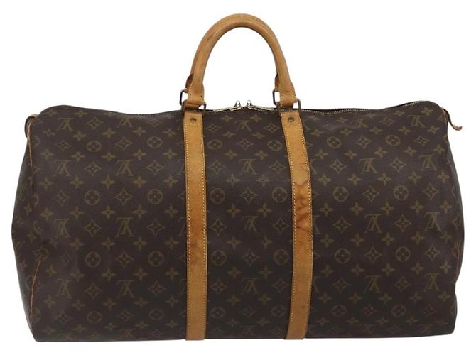 Louis Vuitton Keepall Monogram Canvas 55 Marrone - vista 2