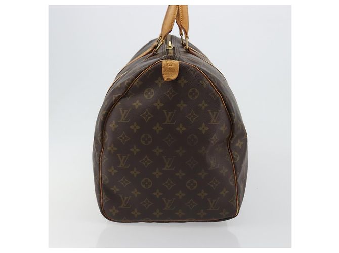 Louis Vuitton Keepall Monogram Canvas 55 Marrone - vista 3