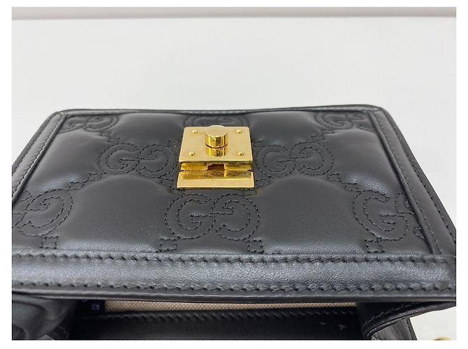 Sac à main 2 façons noir Gucci - vue 12