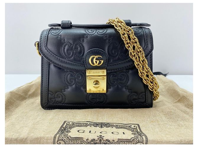 Sac à main 2 façons noir Gucci - vue 14
