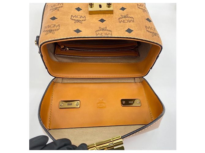 Borsa a tracolla MCM Arancione - vista 12