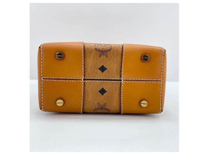 Borsa a tracolla MCM Arancione - vista 7
