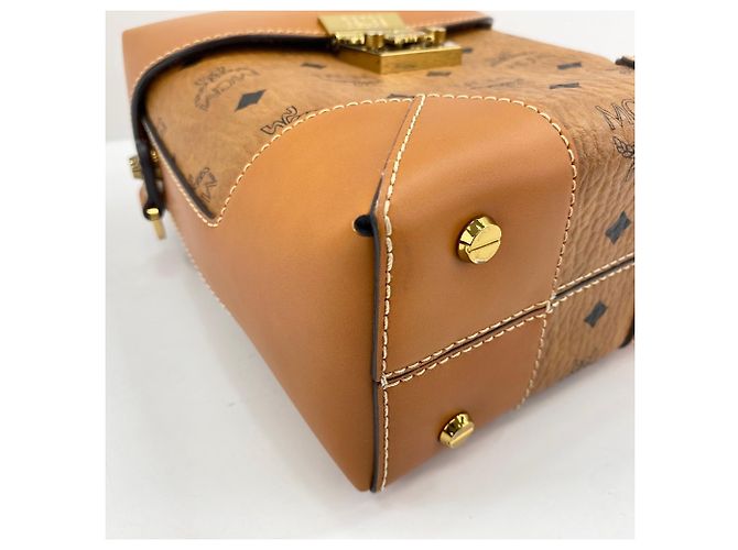 Borsa a tracolla MCM Arancione - vista 8