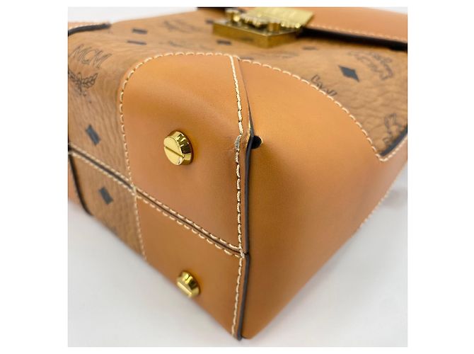 Borsa a tracolla MCM Arancione - vista 9