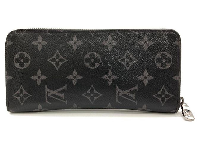 Cartera larga Louis Vuitton Monogram Eclipse Negro - vista 2