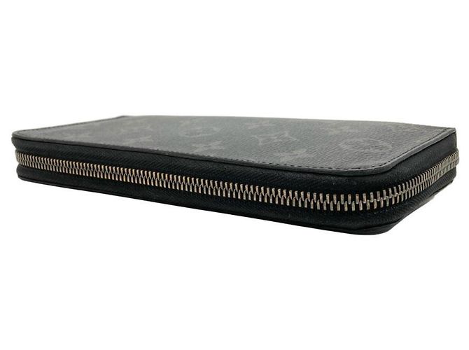 Cartera larga Louis Vuitton Monogram Eclipse Negro - vista 3