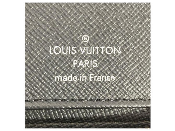 Cartera larga Louis Vuitton Monogram Eclipse Negro - vista 8
