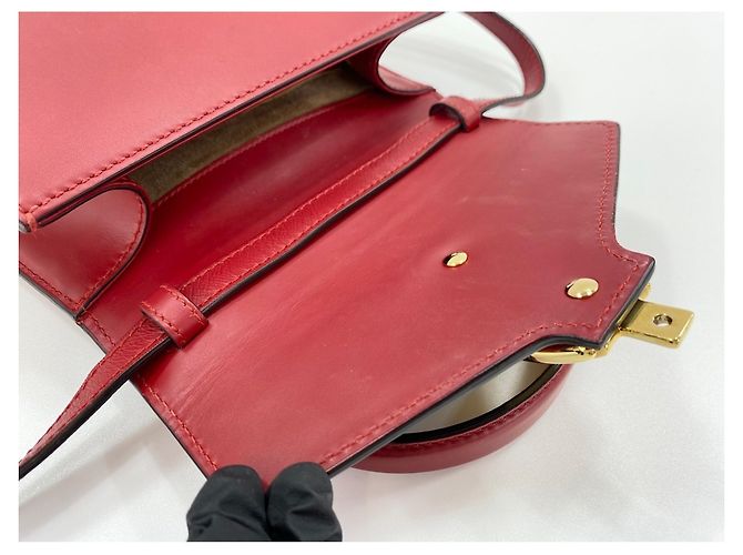 Borsa 2-Way Gucci Sylvie Rosso - vista 11