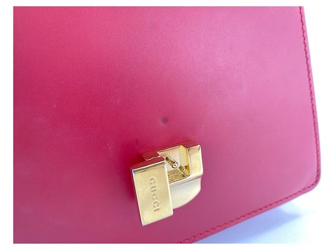 Borsa 2-Way Gucci Sylvie Rosso - vista 14