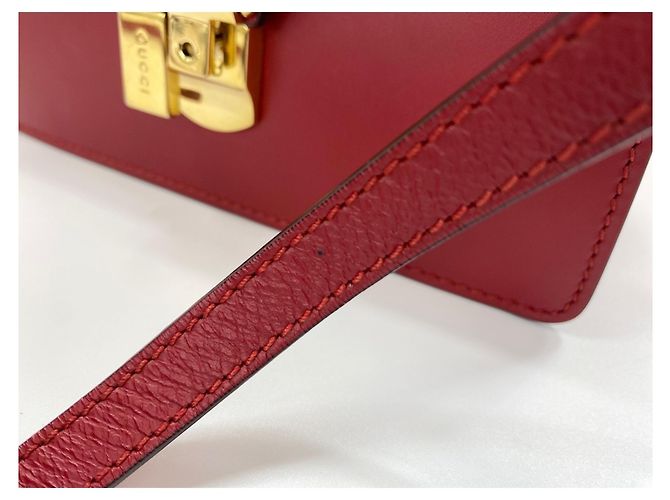 Borsa 2-Way Gucci Sylvie Rosso - vista 15