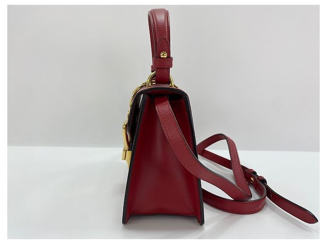 Borsa 2-Way Gucci Sylvie Rosso - vista 3