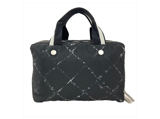 Borsa Chanel Mini Boston - New Travel Line Nero - vista 2