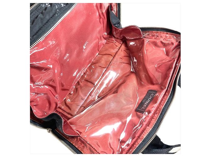 Borsa Chanel Mini Boston - New Travel Line Nero - vista 5