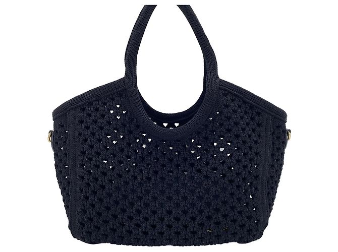 Borsa Miu Miu Ivy Mesh in nero - vista 3