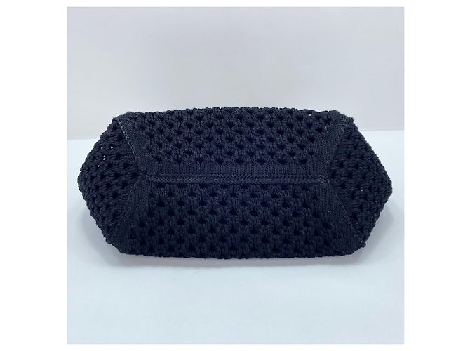 Borsa Miu Miu Ivy Mesh in nero - vista 7
