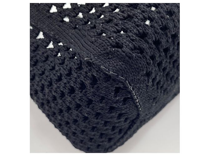 Borsa Miu Miu Ivy Mesh in nero - vista 9