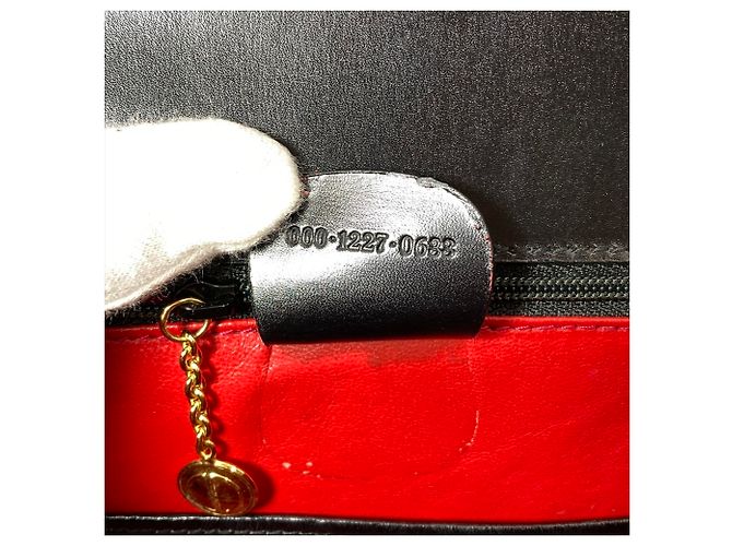 Borsa Gucci Bamboo in pelle nera Nero - vista 8