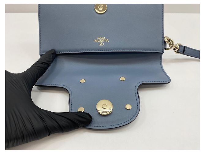 Borsa a Spalla Valentino Grigia Marrone - vista 10