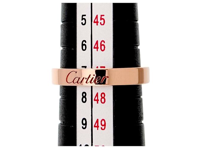 Anello C de Cartier in oro rosa - vista 5