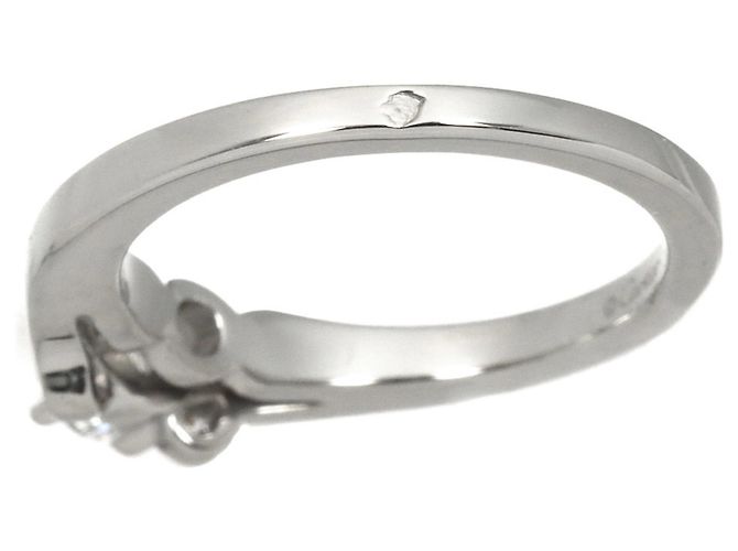 Anello Ballerine Cartier in platino e diamanti - vista 5