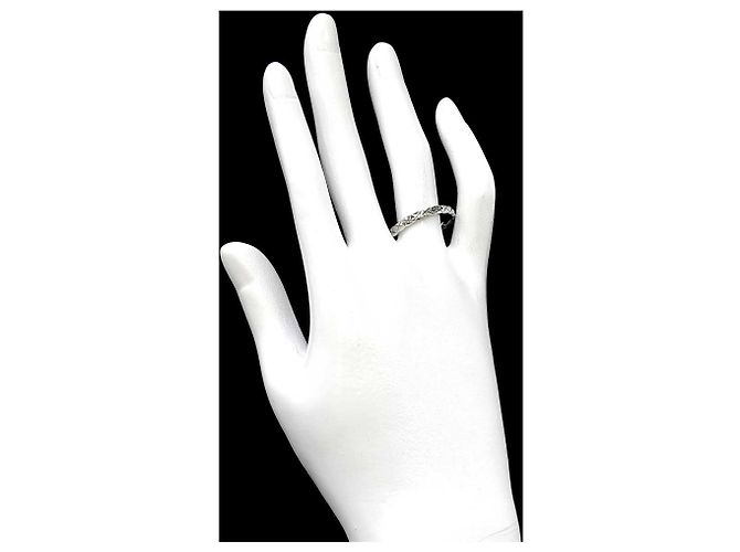 Anello Chanel Coco Crush Small SM #63 in Platino - vista 6