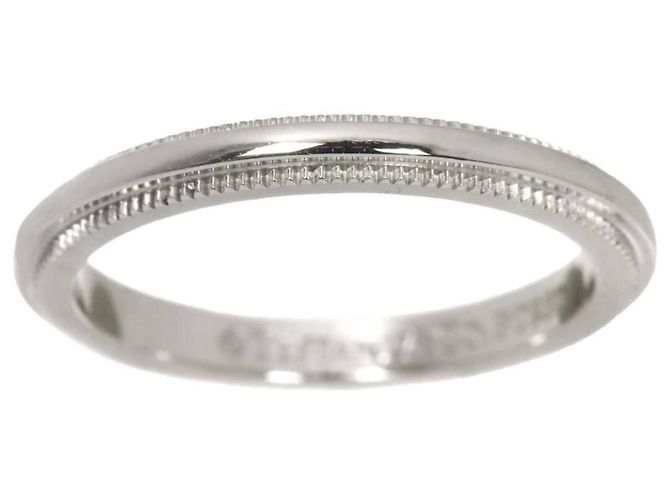 Milgrain-Platinring von Tiffany & Co. - Ansicht 2