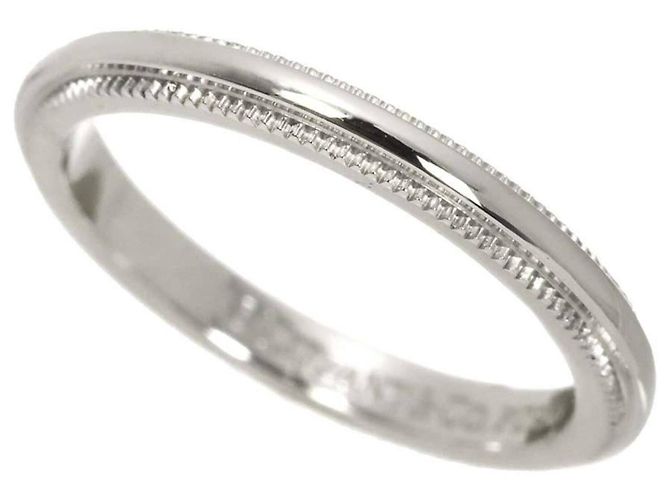 Milgrain-Platinring von Tiffany & Co. - Ansicht 4