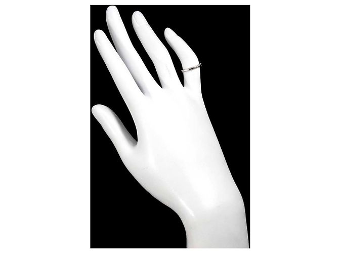 Milgrain-Platinring von Tiffany & Co. - Ansicht 6