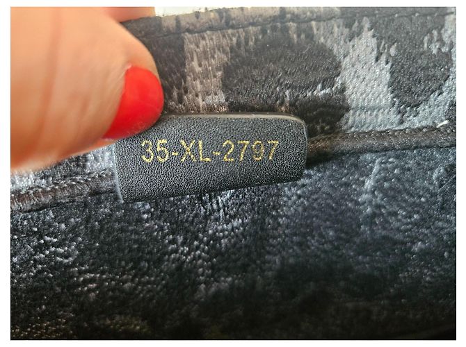 Christian Dior Book Tote Leopardato Nero Grigio - vista 4