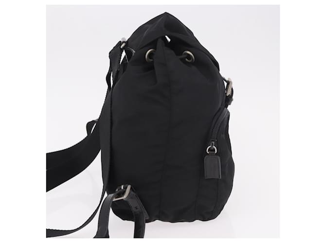Prada Double Front Pocket Tessuto Medium Noir - vue 4