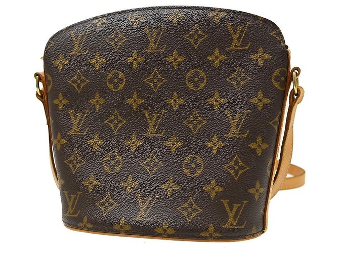 Louis Vuitton Drouot Tela Monogram Marrone - vue 2