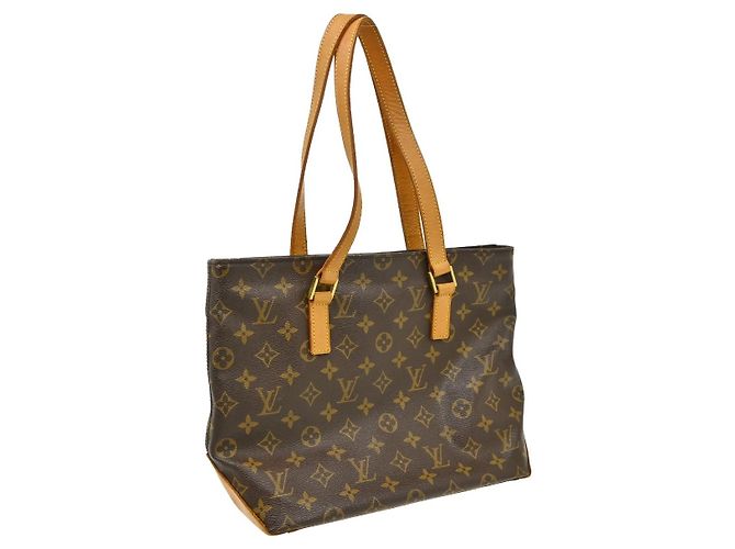 Louis Vuitton Cabas Piano Monogram Canvas Castaño - vista 2