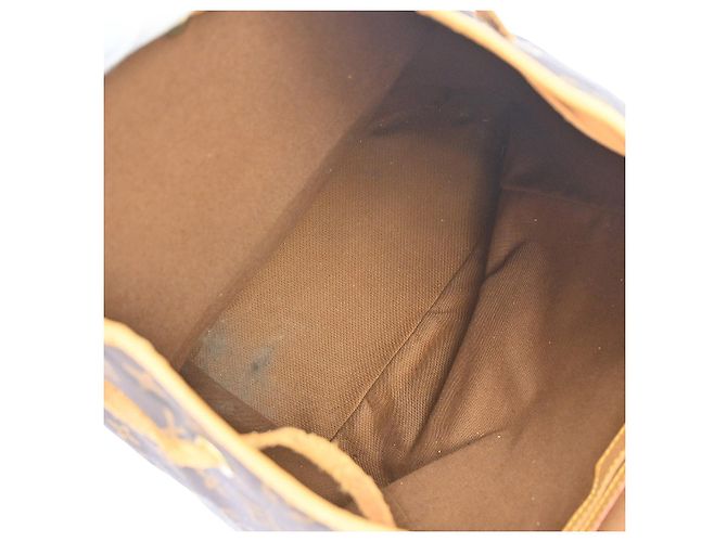 Louis Vuitton Vintage Montsouris Monogram Canvas GM Marron - vue 3