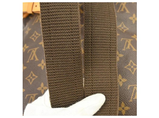Louis Vuitton Vintage Montsouris Monogram Canvas GM Marron - vue 6