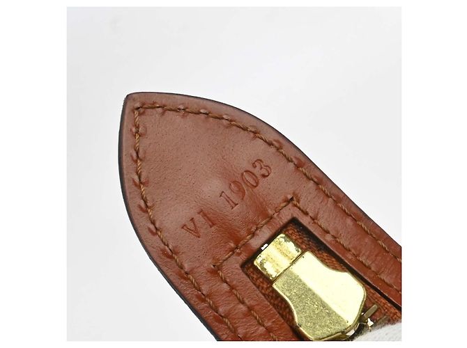 Louis Vuitton Saint Jacques Epi Leather PM Marron - vue 5