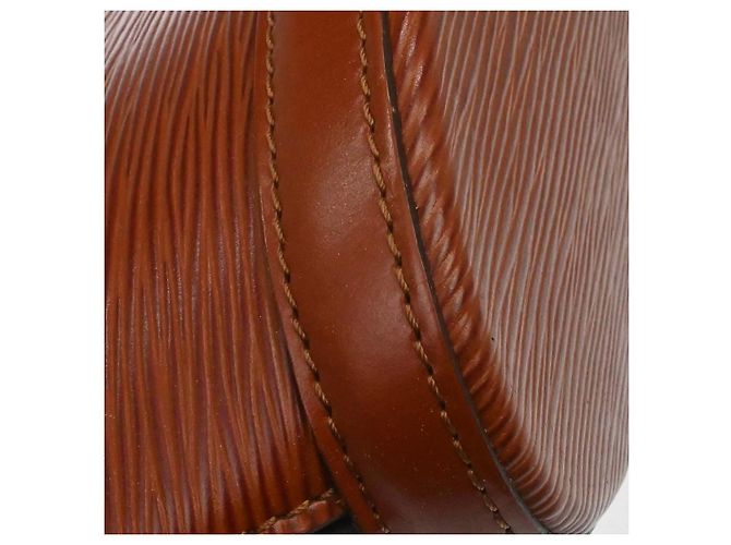 Louis Vuitton Saint Jacques Epi Leather PM Marron - vue 6