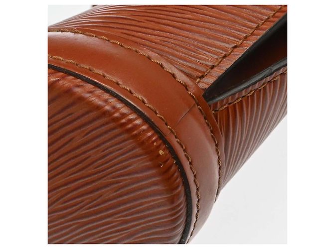 Louis Vuitton Saint Jacques Epi Leather PM Marron - vue 7