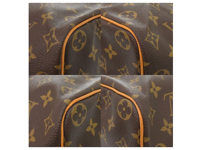 Borsa Louis Vuitton Speedy 35 Monogram Marrone Monogramma - vista 4