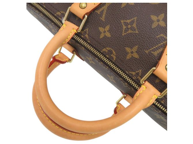 Borsa Louis Vuitton Speedy 35 Monogram Marrone Monogramma - vista 7