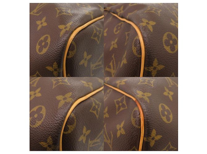 Borsa Louis Vuitton Keepall Bandoulière 60 Monogram Marrone Monogramma - vista 4