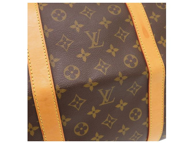 Borsa Louis Vuitton Keepall Bandoulière 60 Monogram Marrone Monogramma - vista 8